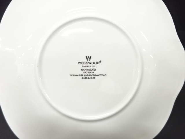  WEDGWOOD　ウェッジウッド　ナンタケット　B&amp;Bプレート(26センチ)　洋食器